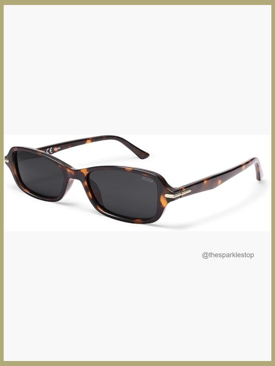 Polarized Rectangle Sunglasses with UV400 Protection, Lightweight PC Frame main image 7